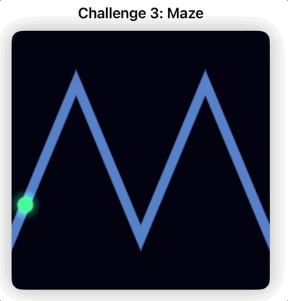 Animated Ball Along Path Example