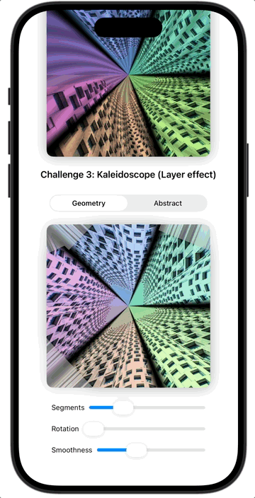 Smooth Kaleidoscope Example