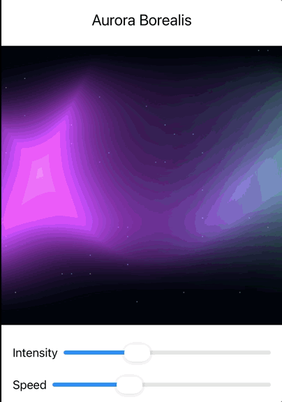 Flowing Aurora Example